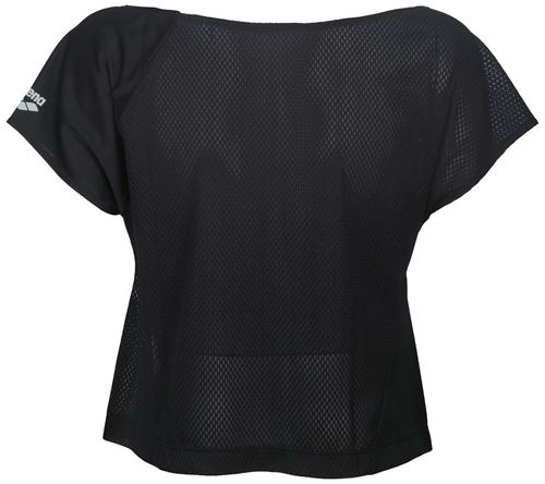 Picture of W Gym S-S Crop Black