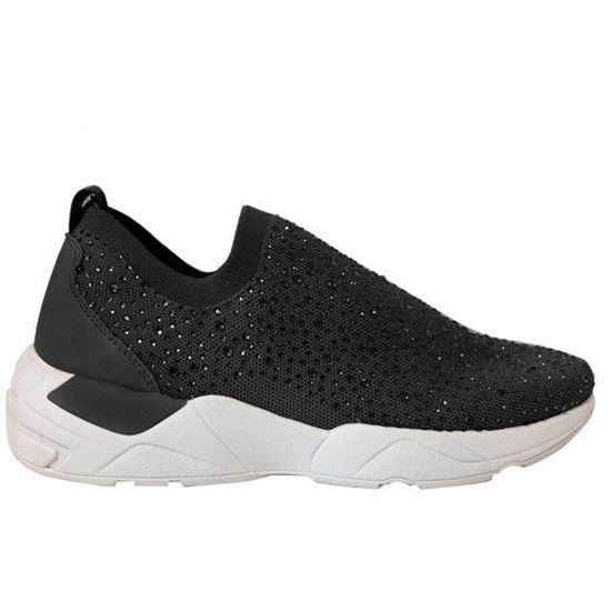 Picture of Lace-Up Sneakers With Rhinesto
