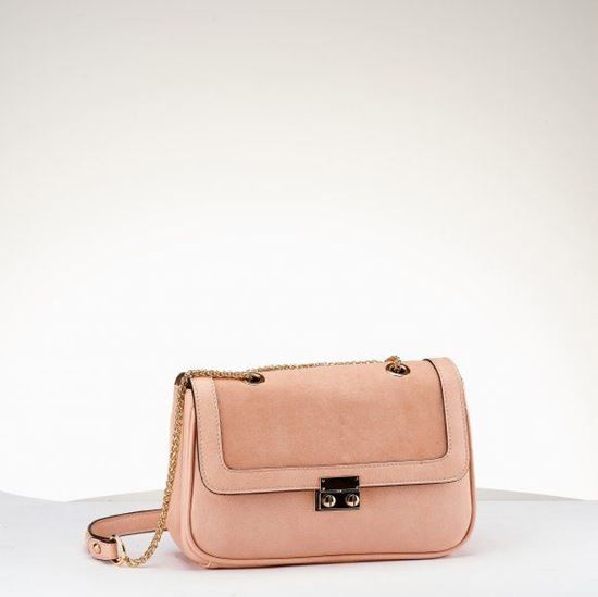 Picture of Faux Leather Bag With Chain Sh