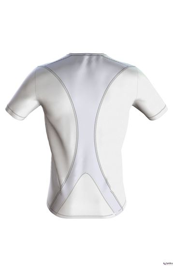 Picture of M Gym S-S Logo White-White