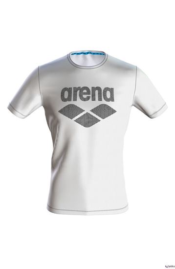 Picture of M Gym S-S Logo White-White