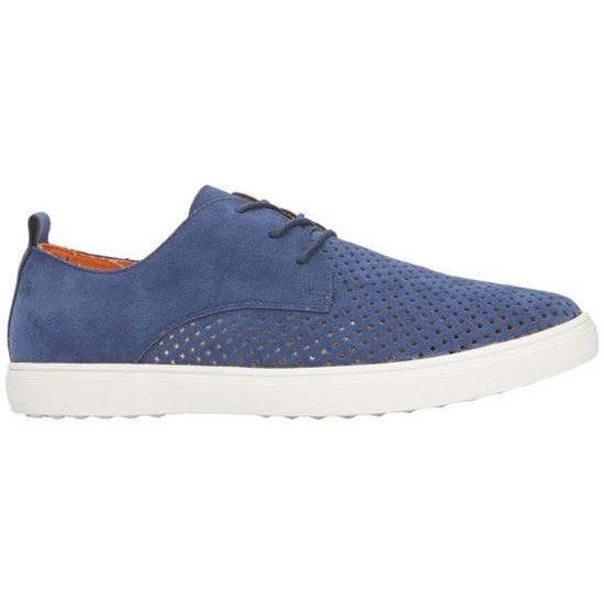 Picture of Suede Leather Lace-Up Shoes