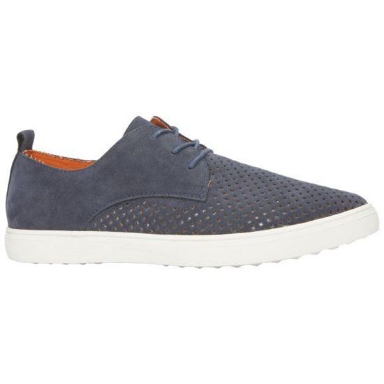 Picture of Suede Leather Lace-Up Shoes